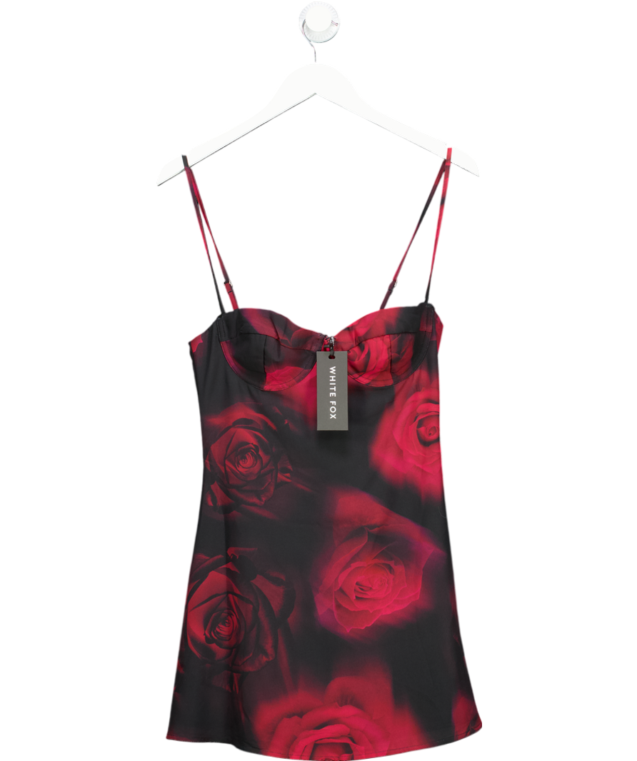White Fox Red In The Back Of My Mind Mini Dress UK M