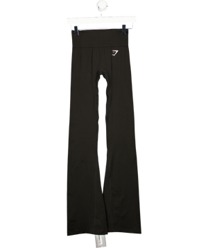 gymshark Black Vital Soft Flared Leggings UK XS
