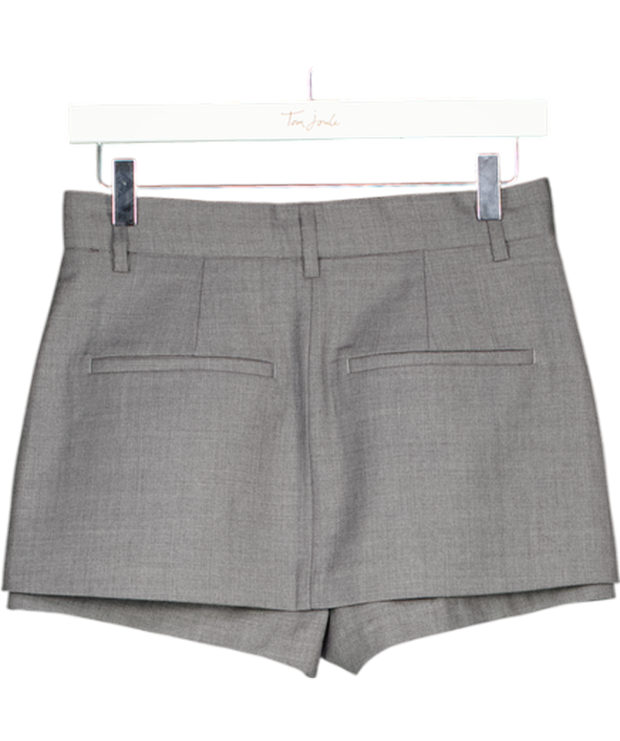 VENROY Grey 100% Wool Skort UK XS