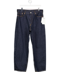 COS Dark Indigo Blue Tapered High Rise Ankle Length Barrel Jeans W32