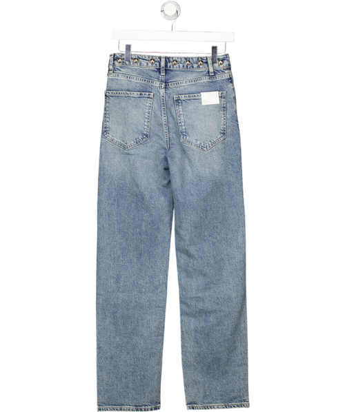 Rails Blue Topanga Straight Leg Studded Waistband Jeans W25