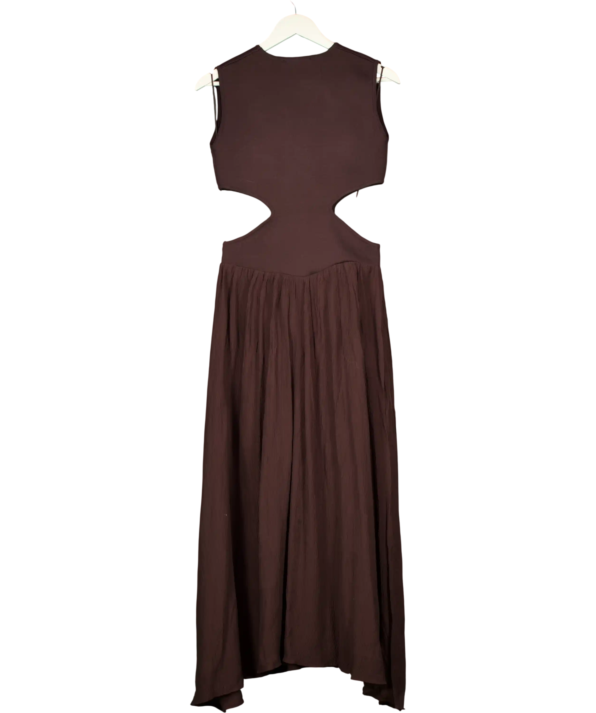 ZARA Brown Maxi Dress UK S