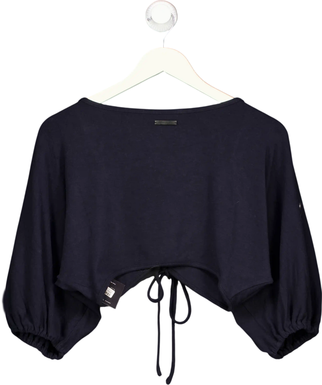 First Floor Blue Wrap Around Top UK S