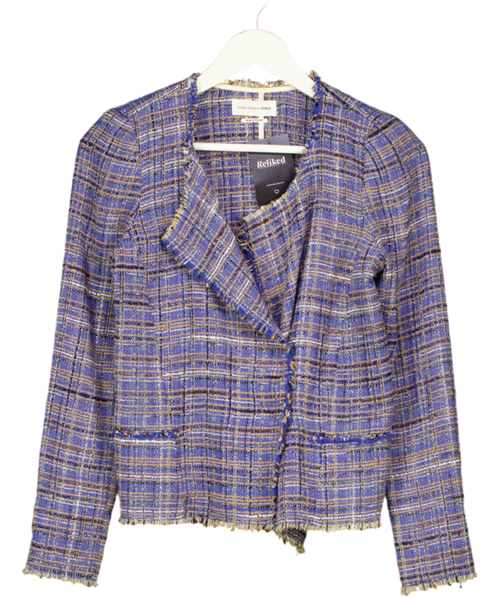 Étoile Isabel Marant Blue Tweed Jacket Fr38 UK 10