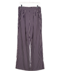 SAINT + SOFIA Navy Blue & White Striped Wide Leg Trousers UK 12