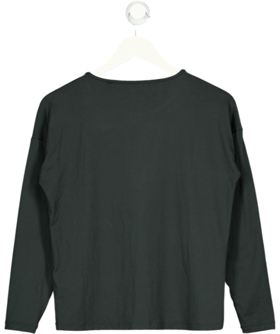 CREW Black Long Sleeve Activewear Top UK XS