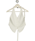 BOA. White Backless Halter Waistcoat UK XS