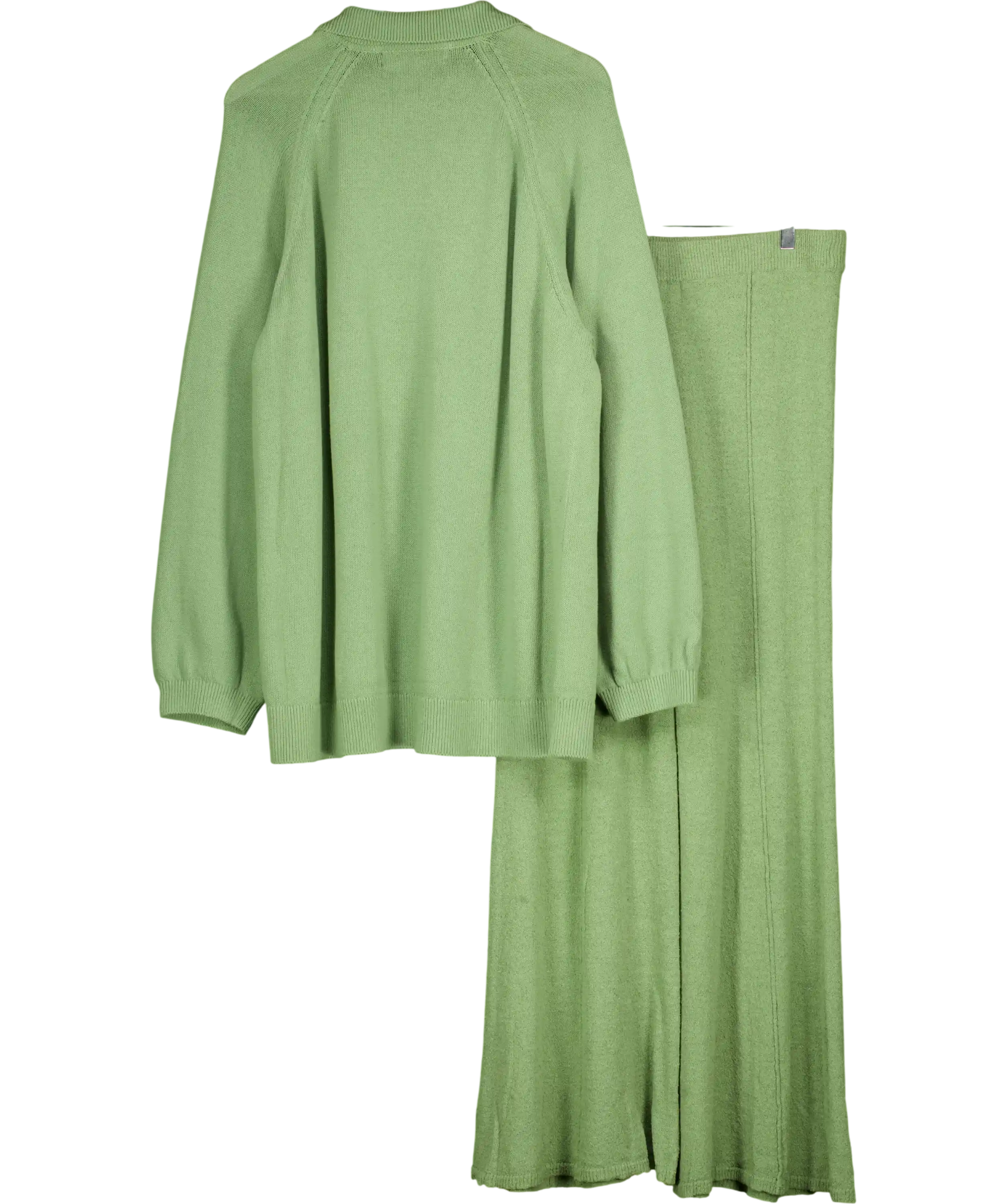 FREE PEOPLE Sage Green 2-piece Drea Sweater Loungewear Set UK L