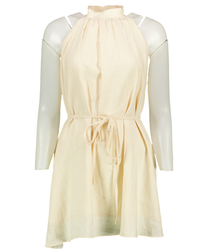 Second Summer 100% Linen Nala Dress - Cream UK XS/S