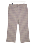 Étoile Isabel Marant Grey Check Cropped Tailored Suit Trousers Fr42 UK 14