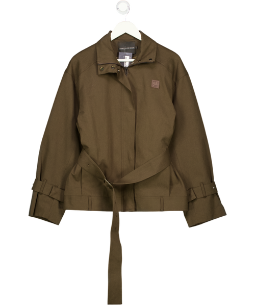 CAMILLA AND MARC Aileron Bomber Jacket In Cypress Green UK XS/S