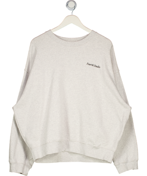 4th & Reckless Grey Logo Sweatshirt UK M