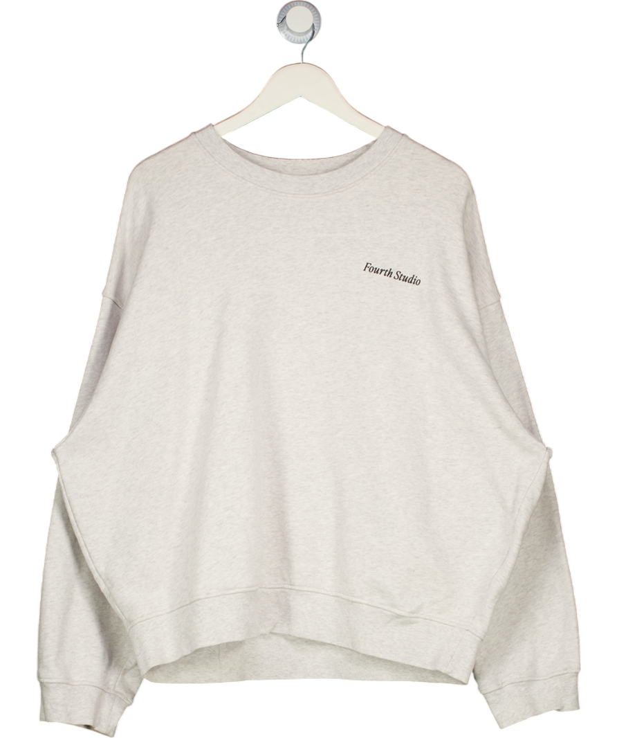 4th & Reckless Grey Logo Sweatshirt UK M
