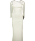 WHITE FOX Our Love Story Maxi Dress Off White UK XS