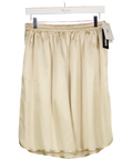 THE FRANKIE SHOP Nelis Silk Bermuda Shorts - Champagne Beige UK M