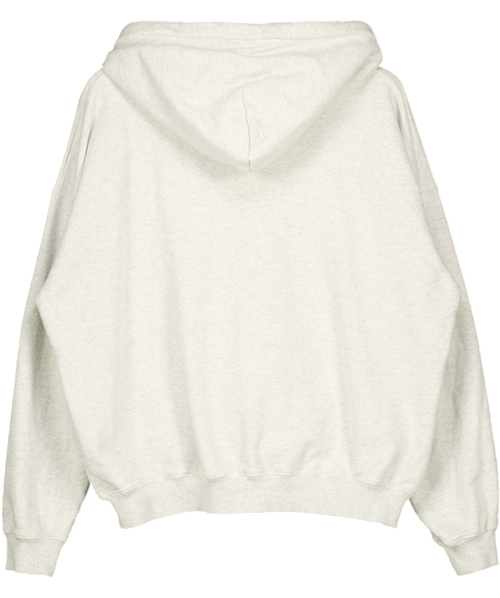 ADANOLA Light Grey Zip Hoodie UK M