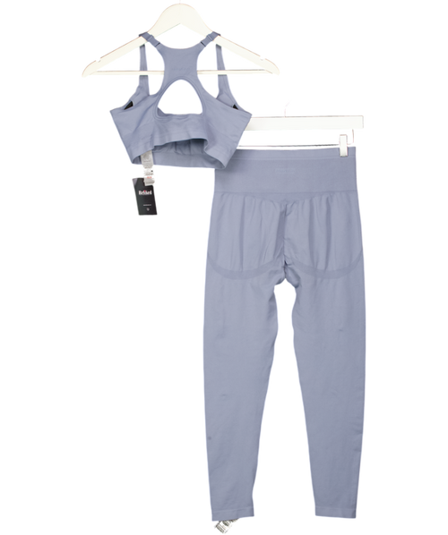 ADANOLA 2-piece Blue / Grey  Sports Bra ( Uk S)  & Leggings (uk M) Set UK S/M