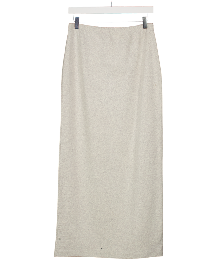 4th & Reckless Grey Tillie Jersey Bodycon Maxi Skirt UK M