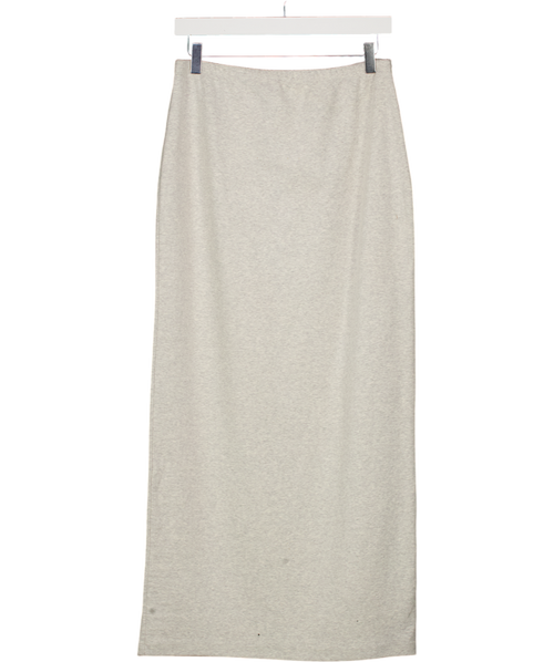 4th & Reckless Grey Tillie Jersey Bodycon Maxi Skirt UK M