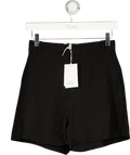 & Other Stories Black High Waist Shorts UK 6