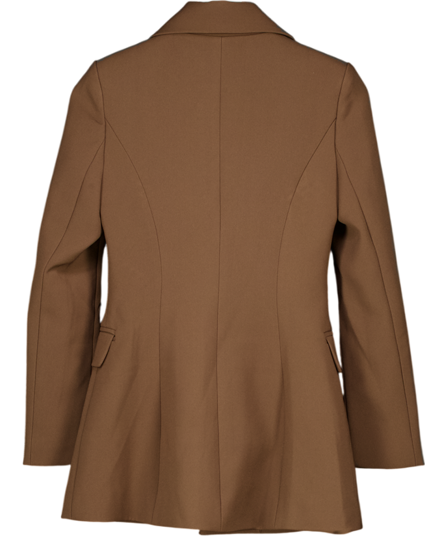 ODDMUSE Chocolate Brown Structured Jacket UK XS