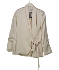 Sinead Keary Cream "the Sarah" Wrap Blazer UK 6