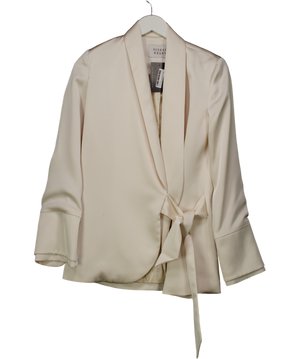 Sinead Keary Cream "the Sarah" Wrap Blazer UK 6
