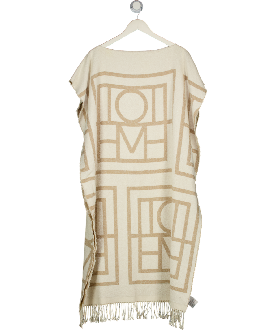 Totême Monogram Jacquard Beach Dress Sand Beige One Size