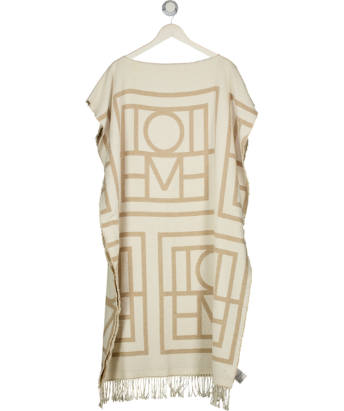 Totême Monogram Jacquard Beach Dress Sand Beige One Size