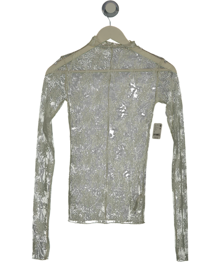 Free People Cream Lady Lux Layering Top UK XS