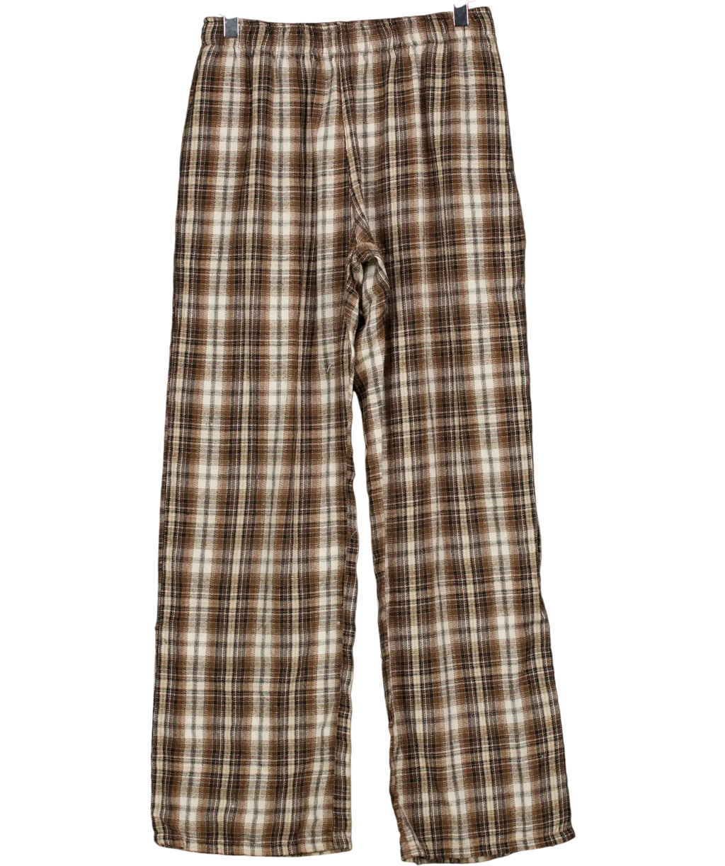 Brandy Melville Brown Noelia Plaid Pants UK S