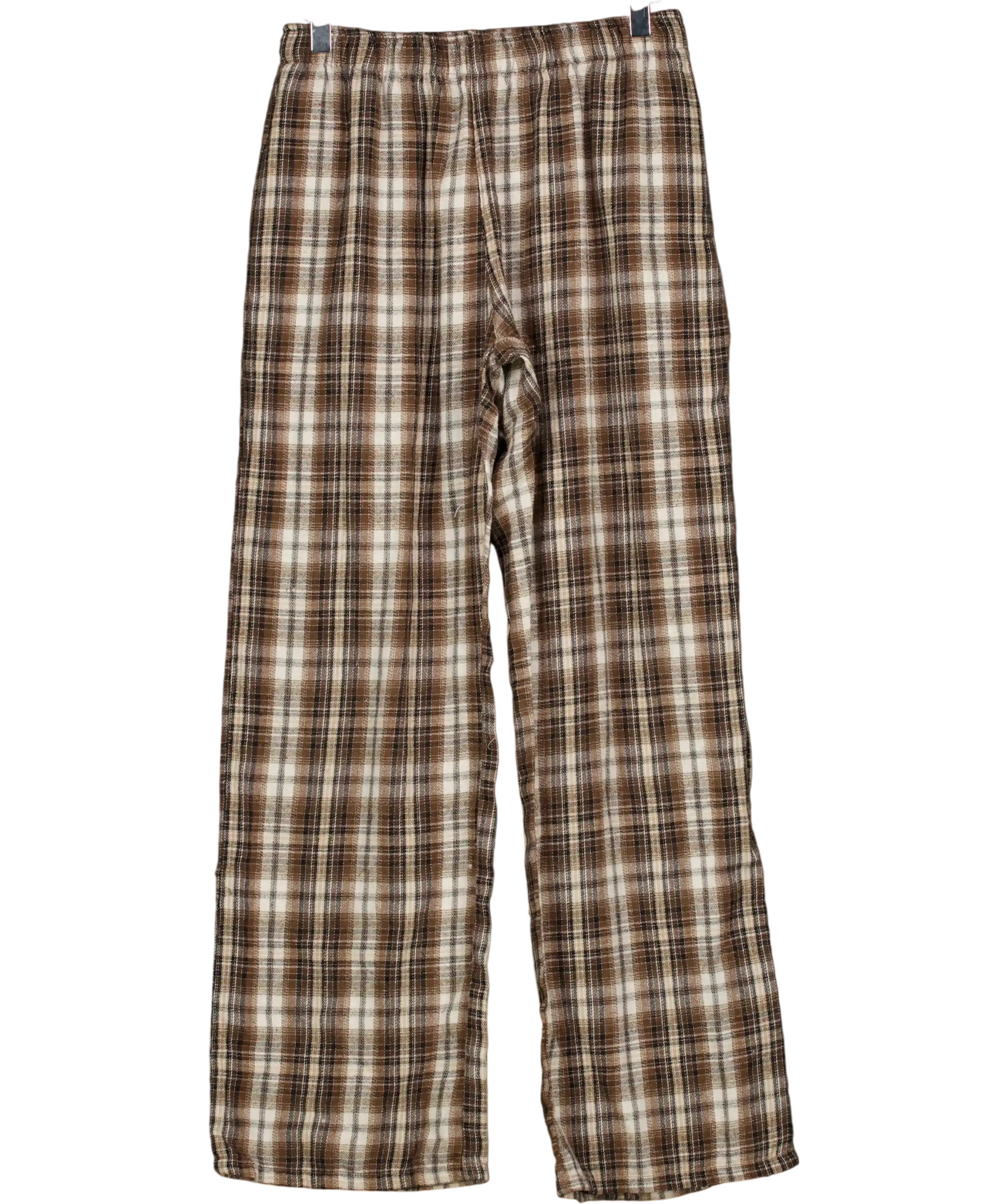 Brandy Melville Brown Noelia Plaid Pants UK S