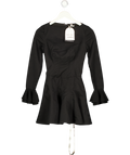 MISTRESS ROCKS Black Long Sleeve Fit & Flare Mini Dress UK XS