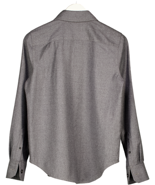 ARKET Grey Relaxed Wool Overshirt UK 10