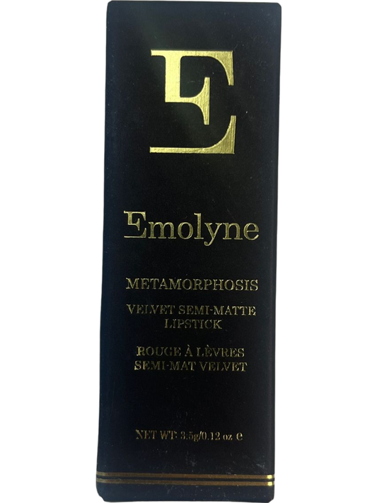 Emolyne Black Metamorphosis Velvet Semi-Matte Lipstick BNIB