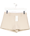 Kookai Beige Ariel Mini Shorts UK 8