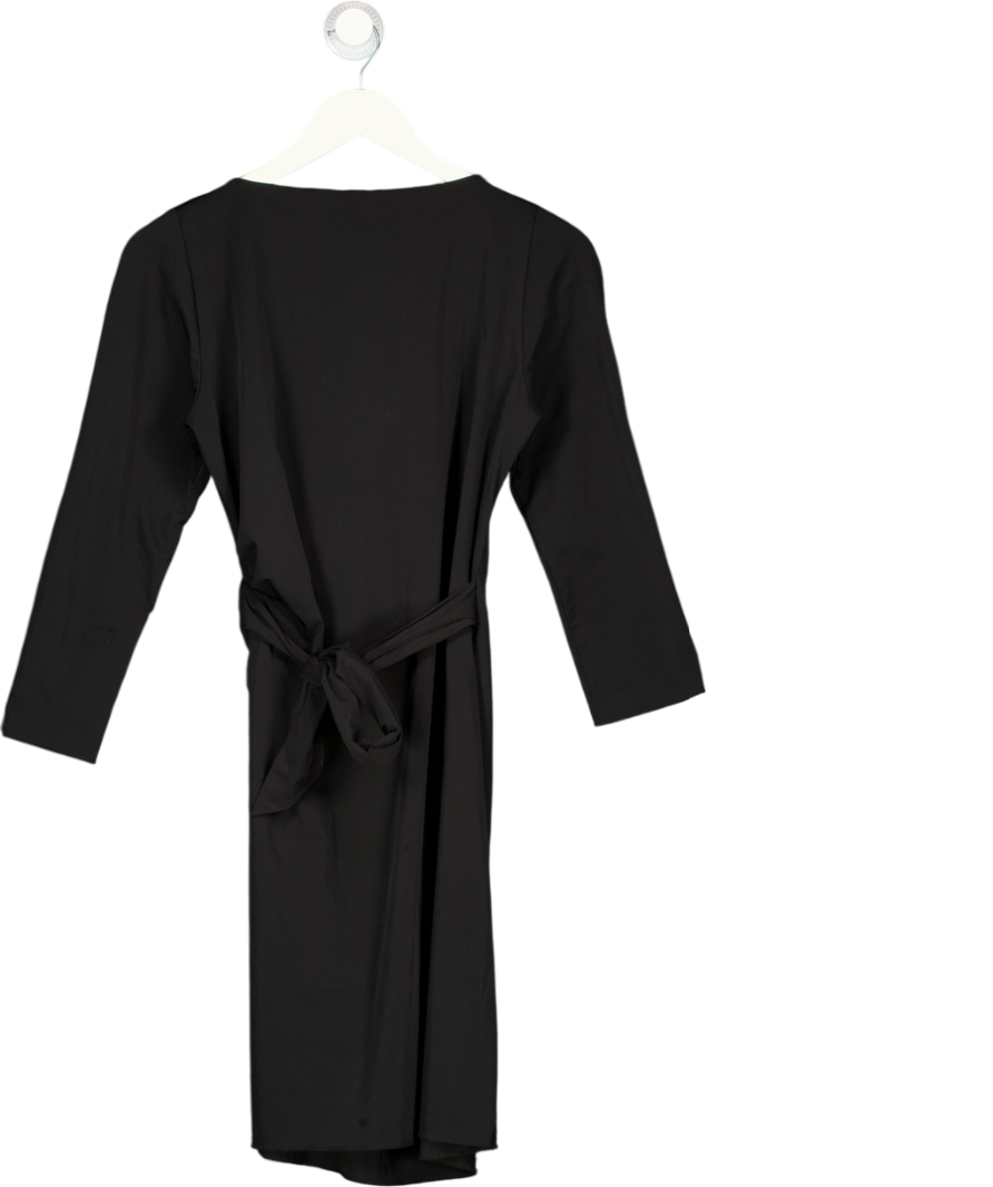 Diane von Furstenberg Black Classic Stretch Wrap Dress Us10 UK S/M