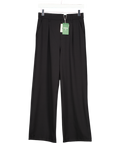 HALARA Black Daystretch High Waist Wrinkle Resistant Straight Leg Work Trousers - Petite Fit UK S