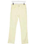 MANGO Pale Yellow Slim Leg Jeans UK 8