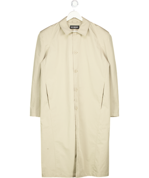 Han Kjøbenhavn Beige Technical Fabric Overcoat Sz48 UK M