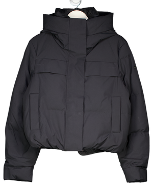 Goldbergh Black Riley Quilted Hooded Down Filled Ski Jacket UK 6