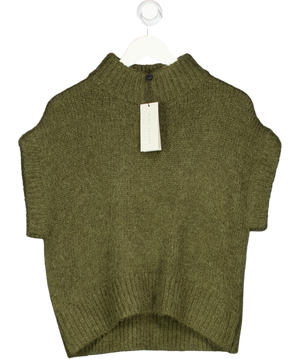 MINT VELVET Green Wool Blend Knit Top UK S