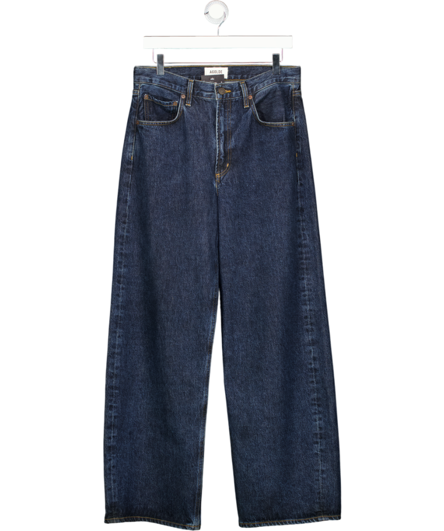 AGOLDE Blue Low Curve High-rise Wide-leg Jeans W27
