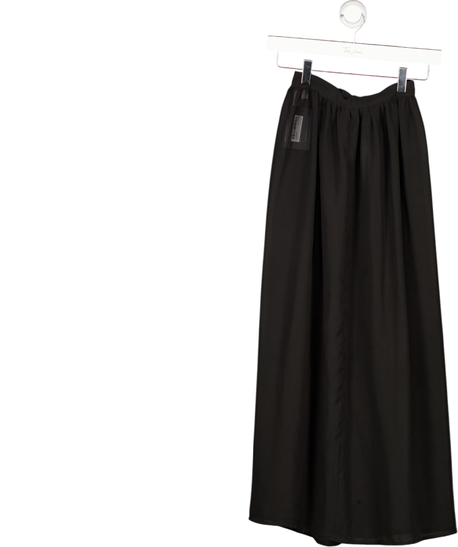 ASOS Design Sheer Mesh Maxi Skirt In Black Uk2 UK XXXS