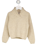 COZMO KIDS Beige Wool Blend Flecked Jumper 4 Years