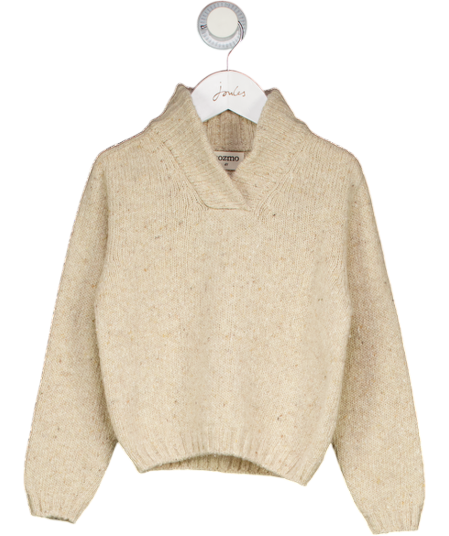 COZMO KIDS Beige Wool Blend Flecked Jumper 4 Years
