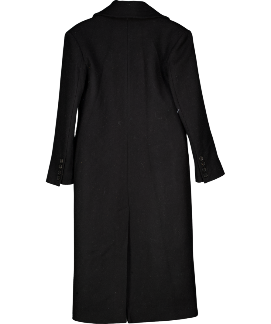 Karen Millen Black Tailored Classic Trench Coat UK 6