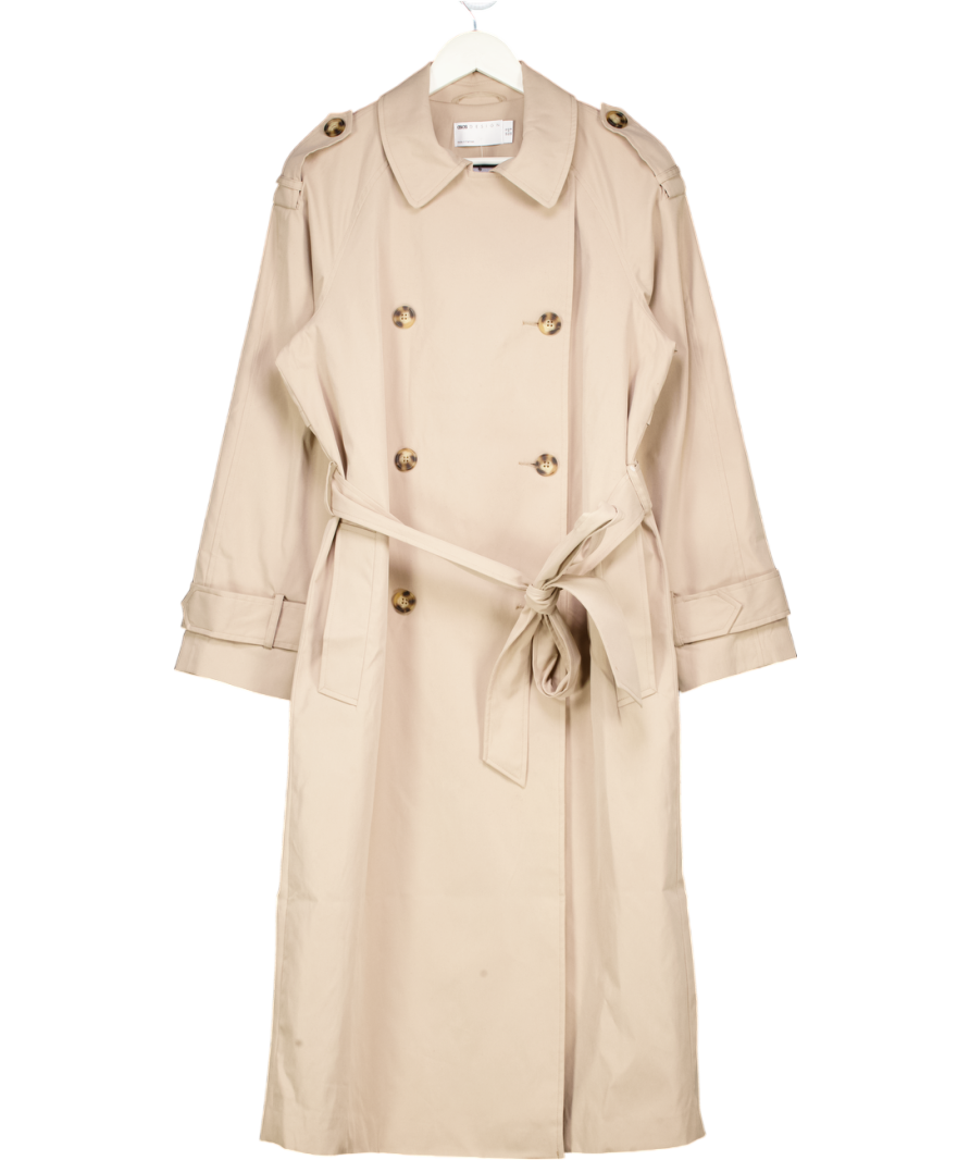 ASOS Beige Classic Trench Coat UK 12