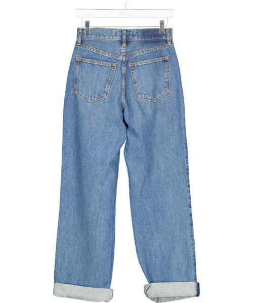 ABERCROMBIE & FITCH Mid- Blue The Loose High Rise Jeans W24