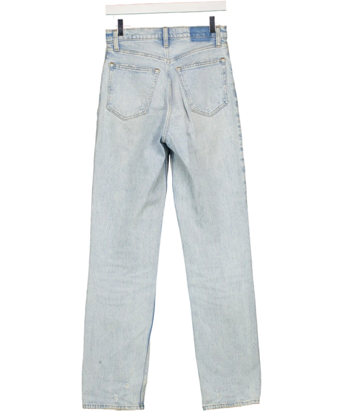 Abercrombie & Fitch Blue Curve Love Ultra High Rise 90s Straight Jeans Long W26